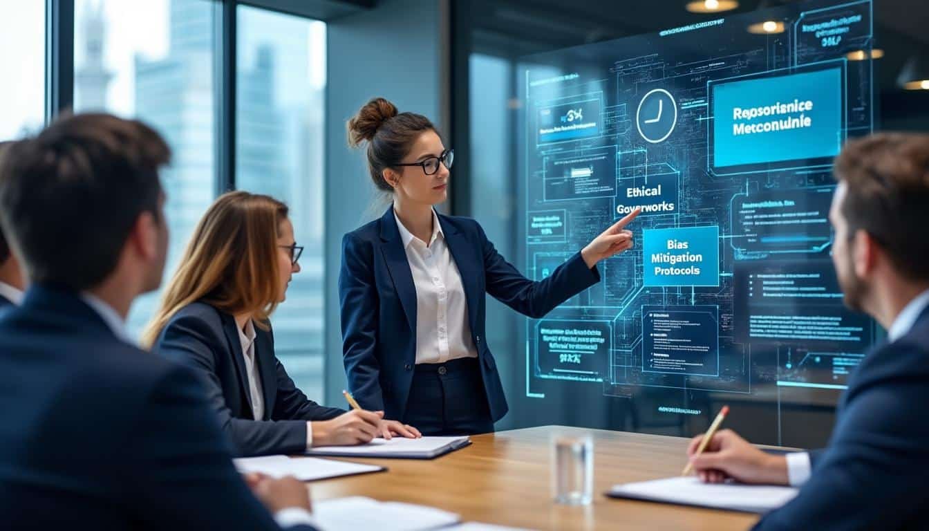 découvrez les enjeux éthiques de l'ia, incluant le rgpd, la transparence des algorithmes et la gouvernance responsable pour une intelligence artificielle respectueuse des droits.