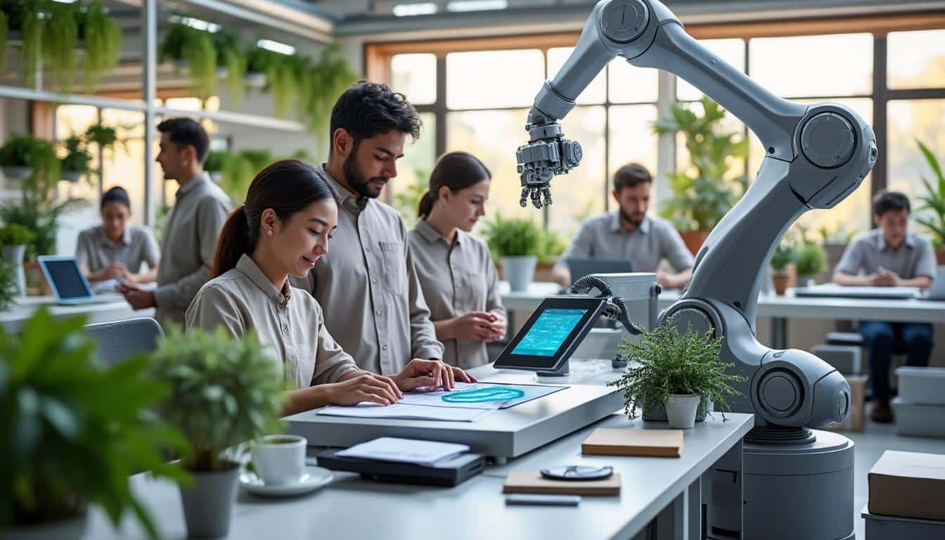 découvrez une analyse approfondie sur comment améliorer la productivité sans remplacer l'humain, en conciliant technologie et valeur humaine.